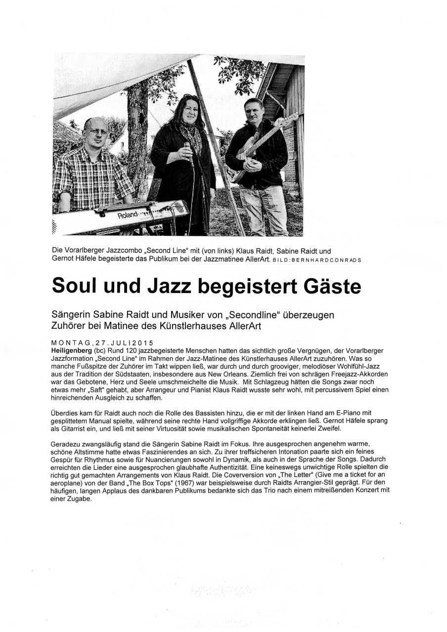 Pressekritik Heiligenberg 27.7.15